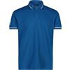 CMP Polo da Uomo in Poliestere Stretch 34D5987 L988 Pacific