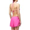 SUNDEK Kiana Boardshort, Costume a Pantaloncino Corto da Donna con Vita Elastica (IT, Testo, M, Regular, Regular, White)