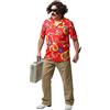 Fun Costumes Plus Size Fear And Loathing in Las Vegas Dr. Gonzo Fancy Dress Costume 2X