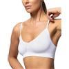POMPEA 5 brassiere in microfibra spalla stretta seamless art. 89631552 (l/xl, bianco)