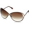 Tom Ford Donna FT0130 36F 68 Montature, Oro (Bronzo Scuro LucMarrone Grad), 68