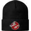Ghostbusters Licenza Ufficiale Patch Beanie Beanie (Nero), One Size