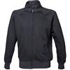 JRC 993120 Malesia Man Felpa da Uomo Misto Cotone Poliestere Chiusura Zip Lunga Tasche Laterali Nero (L)
