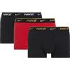 NIKE Boxer da Uomo Confezione da 3 Pezzi Dri-Fit Everyday Multicolore Taglia S Codice 0000KE1008-EXG