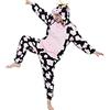 HINIUPI Unisex Adulti Halloween Costumi Animali Cosplay Partito Peluche Pigiama Fleece Onesie Tuta, criceto, S