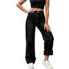 Generico Jeans donna larghi Jeans Felpati Donna Denim Imbottiti Termici Invernali Jeans Skinny Vita Alta Elasticizzati