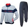 Navigare Pigiama Uomo Caldo Pile Invernale S-M-L-XL-XXL Tutto Aperto con Zip 2141260 (XL)