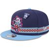 New Era 9Fifty Snapback Cap MiLB Wisconsin Timber Rattlers, blu navy, Taglia unica