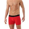 ALBERT KREUZ Boxer da Uomo in Microfibra Morbidissima, Color Rosso 06/L