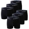 O'Neill - Set di 6 boxer da uomo in cotone, con logo, colore: grigio, blu, nero, S M L XL XXL 4 x grigio, 2 x nero (6569p). XL