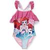SUN CITY Costume Intero Ariel, Disney, Principesse, Costume da Mare Bambina, Rosa