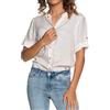 Yes Zee YES-ZEE Camicie Donna C231-YZ00 Lino Bianco - Medium