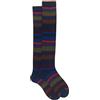 Gallo Calze lunghe blu royal e carminio a righe multicolor