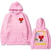 East-hai-buy Rapper Bad Bunny Un Verano sin Ti Felpa con Cappuccio Grafica Pullover Uomo/Donna Felpa Casual