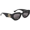Gucci Occhiali da donna, Nero-nero-grigio, 68