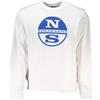 NORTH SAILS FELPA SENZA ZIP UOMO BIANCO