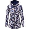 Cocila Giacca Leggera Reversibile Da Donna A Casual Impermeabile Esterno Stampato Scooter Invernale (Navy S) 100 Grammi Leggero Gilet Scozzese Piumini Grammi Giubbotto Cappotto