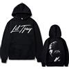 East-hai-buy Rapper Lil Tjay Destined 2 Win Stampa Felpa con Cappuccio Felpa Nera Uomini di Modo Donne di Grandi Dimensioni Hip-Hop Rapper Felpa Pullover