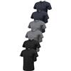 Sergio Tacchini, Set da 6 Tshirt in Cotone Elasticizzato Pettinato Modello paricollo. Assortito 5