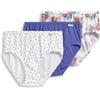 Jockey Elance Hipster da donna, confezione da 3, Future Dusk/Grape Brush Dot/Carta da parati floreale, 7