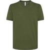 SUN68 T-Shirt Uomo Round Bottom T34118 Verde Logo Tono su Tono Cotone PE24 XXL