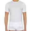 Liabel, 3 Maglie Uomo a Manica Corta a Girocollo in Puro Cotone 100% Supima, Modello Aria Colore Bianco. Taglia 52/XL
