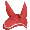 EQUESTRO CUFFIETTA COTONE CROCHET PER SOTTOSELLA SS00207 ORECCHIE FODERATE NEOPRENE TG. FULL (ROSSO)