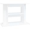 vidaXL Supporto per Acquario 80x35x60 cm in Legno Multistrato Bianco