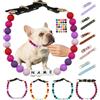 yrozvw Collare per cani in silicone personalizzato con nome Collana per cani con perline personalizzata Gioielli per animali domestici Regali per cani, gatti, animali domestici