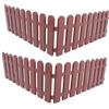 DINHEAROM Recinto Cani per Tartarughe da Giardino Esterno, 4 Pezzi in Pvc, Struttura DIY Facile da Montare per Prato e Aiuole
