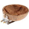 PawwJoy Gabbia per uccelli in noce di cocco per uccelli, parrocchetti, pappagalli, decorazione per nido, 13 x 12 x 5 cm