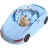 Generisch Hamster Running Ball Funny Transparent Ball, Silent Fitness Wheel Toy Vehicle for Small Pets, Exercise Wheel for Hamsters, Car Running Wheel Hamster (Blue)