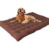 Waigg Kii Cuccia per Cani Extra Large XL/XXL, Materasso Calmante per Trasportino Anti-Ansia, Materasso Lavabile per Cani di Taglia Grande per Cani di Taglia Media e Grande (100 * 60CM, Marrone)