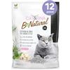 Cat&Rina lettiera vegetale per gatti al tofu da 5,5l. Si smaltisce nell'organico o nel wc. Sabbia anti odore, Profumazione Carboni Attivi, 12 pezzi