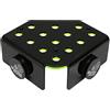Shanrya Frag Rack, Magnetic Frag Rack Verde Fluorescente Sicuro Stabile 13 Fori Acrilico con Aspirazione Magnetica per Acquario Marino per li Vivi
