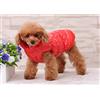 GUOCU Cappotto per Cani,Piumino per Cani e Gatto di Piccola Taglia,Cani Gilet in Pile Polare,Giù Giacca per Animali Domestici,Giacche Invernali Calde Impermeabili per Teddy/Chihuahua/Pomerania Rosso B 3XL