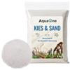 AquaOne Ghiaia per acquario Sabbia 5 kg I Substrato chiaro nero colorato fino medio grossolano I Ghiaia per acquario Qualità Premium I Sabbia di quarzo Ghiaia per acquario Decorazione Aquascaping