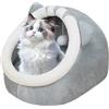 Generisch Cuccia per gatti domestici, cuccia per gatti in tessuto di peluche, cuccia per animali domestici, cuccia per gatti lavabile, casetta per gatti morbida e calda per interni per gattini e medie
