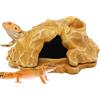 Rrlihjgu Tana per | Rifugio in Acquario per Rettili Tana per Serpente | Piccola Zona Termica Decorativa Roccia Simulata Vasca per Pesci Decorazione Acquario per Granchi Gamberetti e Drago