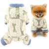 SMALLLEE_LUCKY_STORE Pigiama per cani in pile Sherpa, per cani di piccola taglia, comodo pigiama con anello a D, morbido pigiama termico per cuccioli, invernale, autunno, gatto, chihuahua, Yorkie,