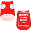 Generic Cappottino Cane Taglia Piccola Personalizzato con Foto Testo Magliette Personalizzate con Nome Vestiti per Cani Personalizzata Regali Natale per Cani di Piccola e Media Taglia, Gatti