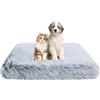 FANSU Cuscino per Cani Gatti, Cuccia Cane Interno Peluche Morbida e Soffice Cuccia Gatti Sfoderabile e Lavabile (40x30x5cm,Gradiente Grigio Chiaro)