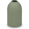 H&H Vaso Monofiore Arborea in Porcellana Verde Salvia - Design Cilindrico Minimal - Dimensioni 7x12 cm - Elegante Decorazione per Casa e Tavola
