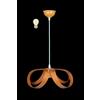 Generic ORALAMP Lampadario a Sospensione Stile Moderno in Ferro Vari Colori, Lampadario per Cameretta, Camera da Letto, Soggiorno 084/1/IG (Arancio)