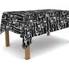 BANZAII TEXTILE INNOVATOR ONLINE Banzaii Tovaglia in PVC Cerata Antimacchia Resistente a Sole e Intemperie Facile Da Tagliare Nella Misura Che Vuoi - Wine Bianco 140x100 cm