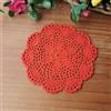 Blausky 2 pezzi Tovaglietta rotonda ricamata, tovaglietta all'uncinetto, tovaglietta in pizzo tovaglietta piccola in crochet runner in cotone sottobicchiere, tovaglie per tazze ciotole piatti vasi