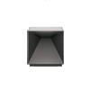 SIGOR Nutalis - Lampada da tavolo a LED dimmerabile, a forma di cubo, per interni ed esterni, IP54, resistente agli spruzzi, altezza 10 cm, ricaricabile con Easy Connect Puk, durata 9 ore, grigio