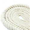 Renyiz Cordoncino macramé per lavori a maglia, 6 mm - 20 di diametro, principianti, corda spessa in cotone appendere le piante alla parete, 8 e beige, lunghezza 5