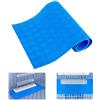 LQTSLFM Tappetino Scala Piscina, 90 x 23 cm Tappetino Antiscivolo per Piscina, Rettangolare Tappetini Piscinas Blu, Tappetini Protettivo per Scala da Piscina, Scalette, Gradini (Blu-A)