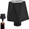 szaluyk Lampada a LED a forma di bottiglia, ricaricabile tramite USB, lampada da tavolo alla moda per bottiglia di champagne, magnums, vodka, gin, rum